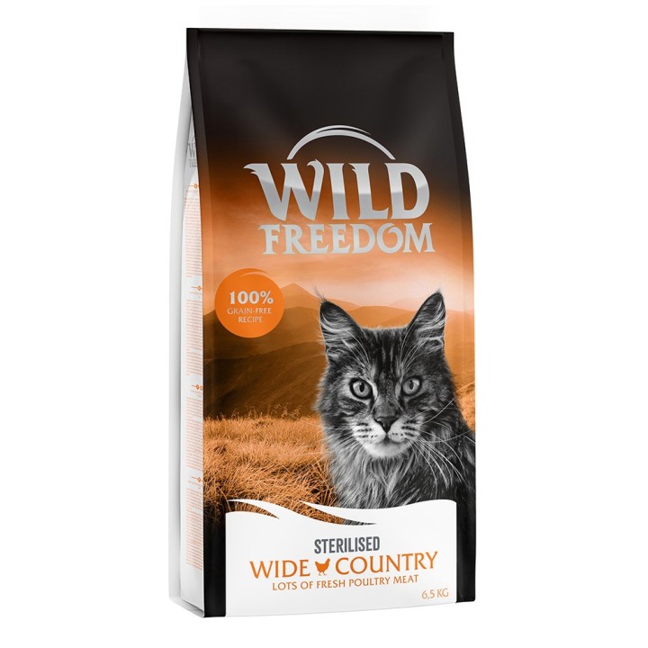 6,5 kg Wild Freedom Trockenfutter Adult Wide Country - Sterilised Geflügel