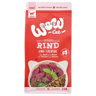 WOW Cat Adult mit Rind - 2 kg