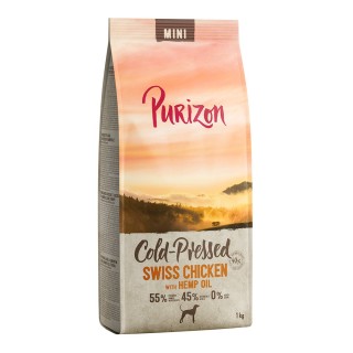 Purizon Kaltgepresst Mini Schweizer Poulet mit Hanföl - 1 kg