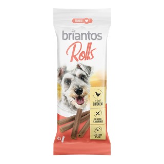 Briantos Rolls für Hunde - 4 x 65 g Huhn