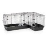 Savic Kleintierkäfig Cubix Corner - L 148/100 x B 50 x H 63,5 cm