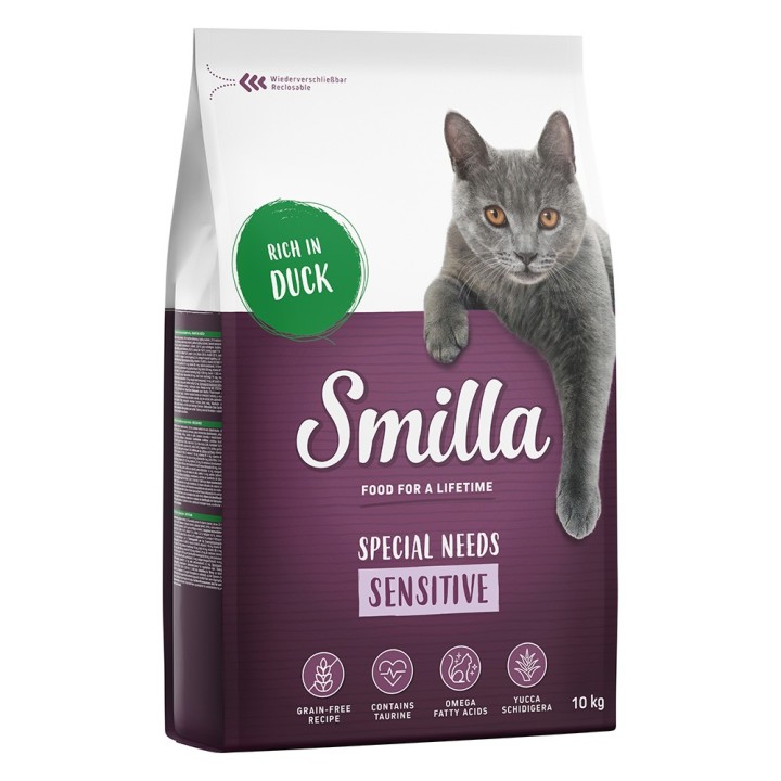 Smilla Adult getreidefreie Rezeptur Sensitive Ente - 10 kg