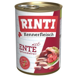 Sparpaket RINTI Kennerfleisch 24 x 400 g - Ente