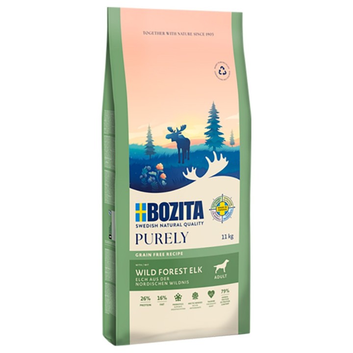 Bozita Dog Purely Adult Grain Free Elch - 11 kg