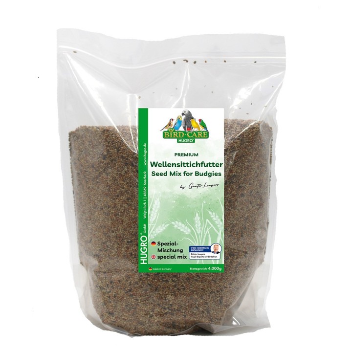 Hugro Wellensittichfutter "Super" - 4 kg