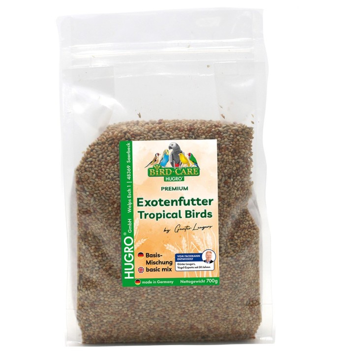 Hugro Exotenfutter Basismischung - 700 g