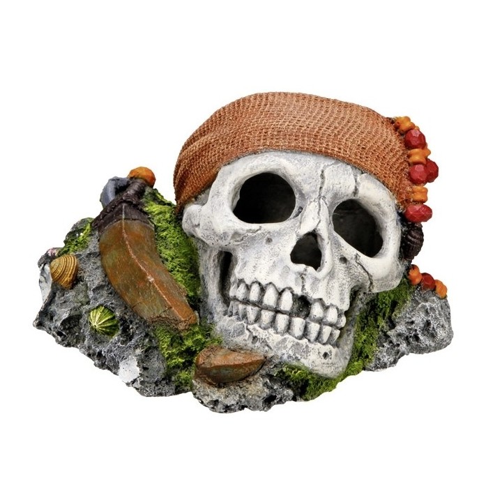 Aquariumdekoration Piratenschädel Nobby Pet