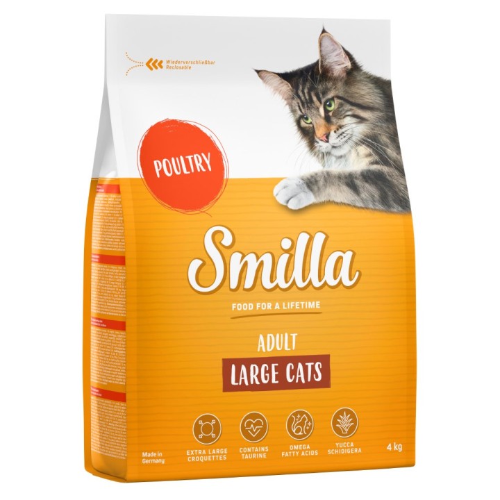 Smilla Adult Large Cats Geflügel - 4 kg