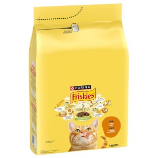 PURINA Friskies Adult Katze mit Huhn und Gemüse - 3 kg