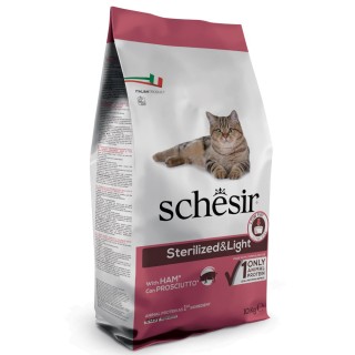 Schesir Sterilized & Light mit Schinken - 10 kg