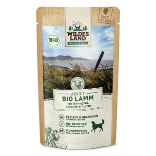 Wildes Land | Lamm mit Kartoffeln & Karotten | BIO Adult | 10 x 125 g