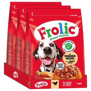 Frolic Geflügel, Gemüse + Reis - 7,8 kg (3 x 2,6 kg)