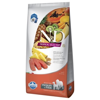 N&D Dog Tropical Selection Adult Medium/Maxi mit Lachs - 10 kg