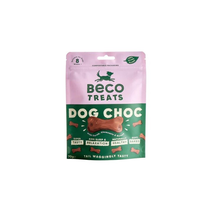 Beco Treats - Hundeschokolade mit Johannisbrot, Kamille & Quinoa - 70 g