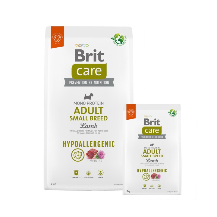Brit Care - Hund - Hypoallergene Erwachsene Kleine Rassen - Lamm - 3 kg