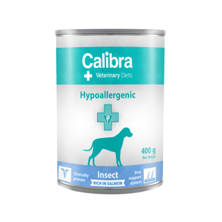 Calibra Dog VD - Hypoallergenic Lachs & Insekten - Nassfutter - 6 x 400 g