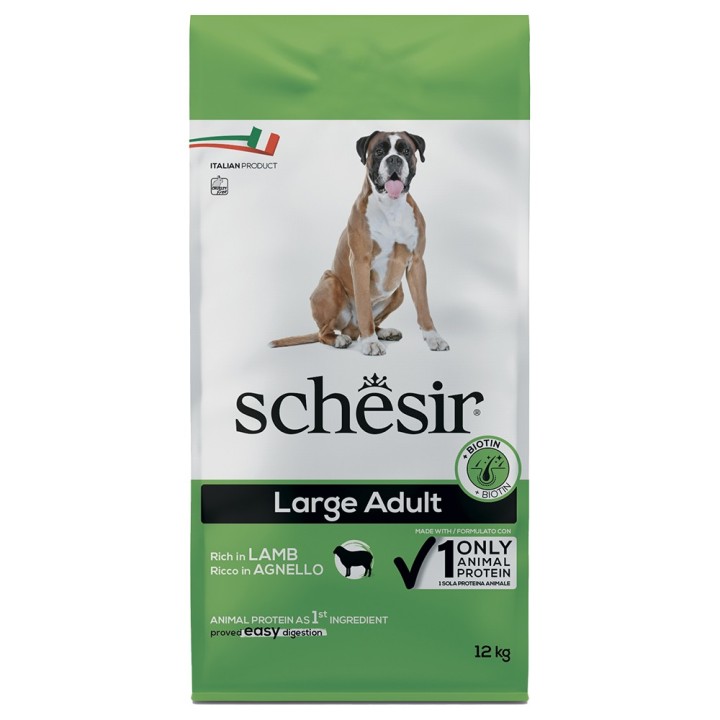 Schesir Dog Large Adult mit Lamm - 12 kg