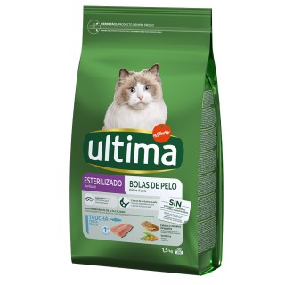Ultima Feline Sterilized Hairball mit Forelle - 1,5 kg