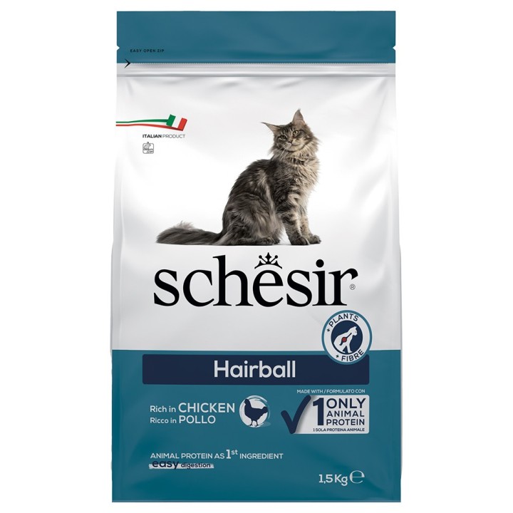 Schesir Original Hairball mit Huhn - 1,5 kg