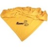 Schecker - Bestickte Mikrofaserdecke Premium [Goldgelb - Hund mit Name]