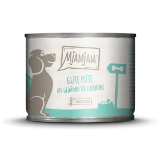 Mjamjam Pute, Reis und Zucchini - 200 g