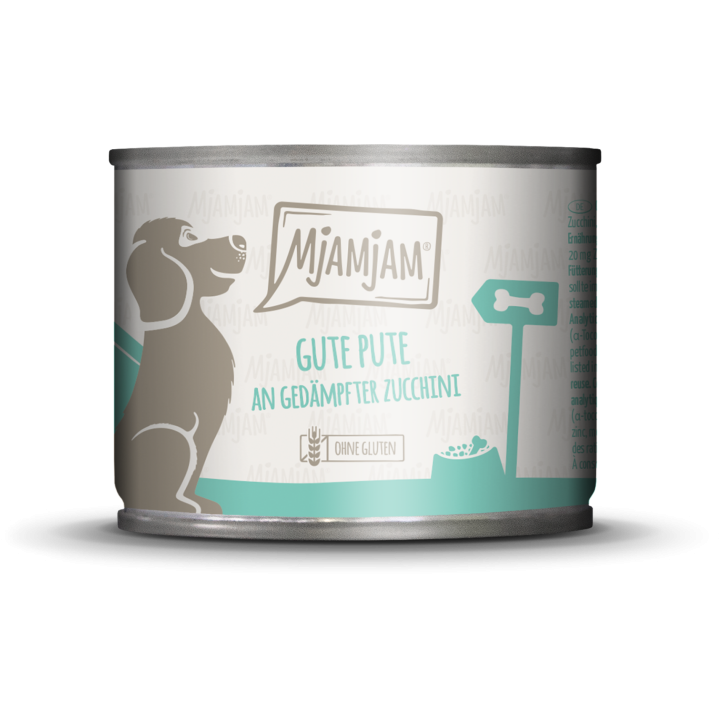 Mjamjam Pute, Reis und Zucchini - 200 g