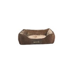 Schecker - SCRUFFS® Chester Box Bett - Chocolate - [75 x 60 cm]