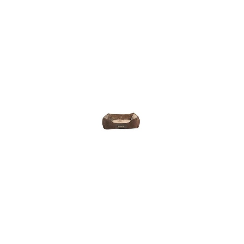 Schecker - SCRUFFS® Chester Box Bett - Chocolate - [75 x 60 cm]