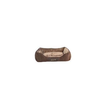 Schecker - SCRUFFS® Chester Box Bett - Chocolate - [90 x 70 cm]