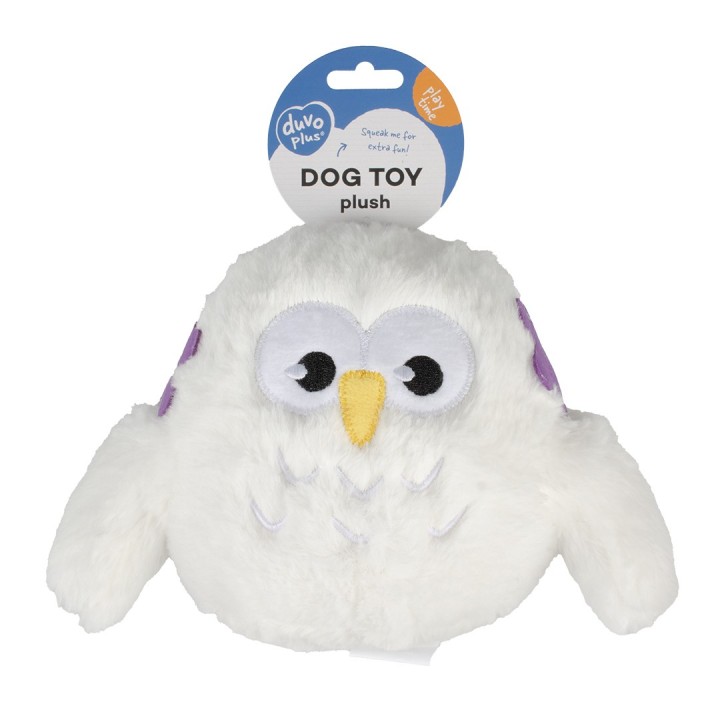 Plüschspielzeug für Hunde Eule Florist Duvoplus