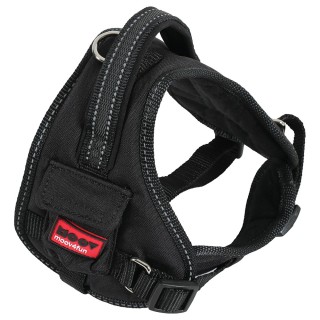 Zolux Moov Verstellbares Hundegeschirr, schwarz - Größe S: 50 - 66 cm Brustumfang