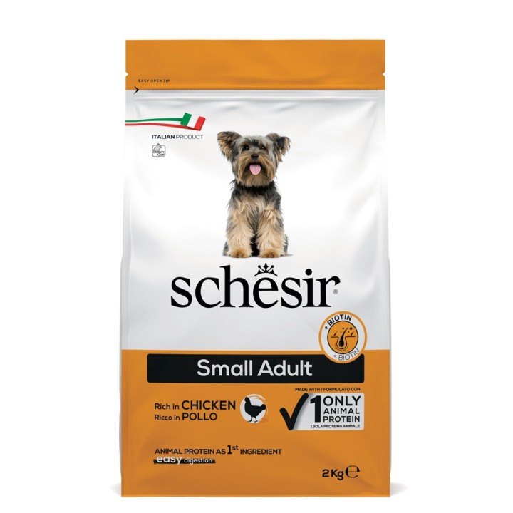 Schesir Dog Small Adult mit Huhn - 2 kg