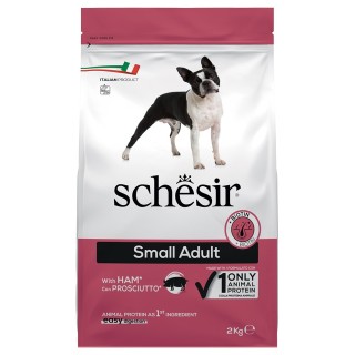 Schesir Dog Small Adult mit Schinken - 2 kg