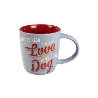 Nostalgic-Art Tasse "Love and a Dog" [Love and a dog]