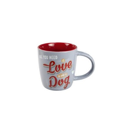 Nostalgic-Art Tasse "Love and a Dog" [Love and a dog]