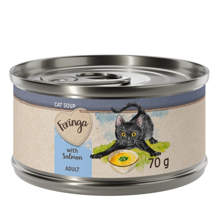 Feringa Katzensuppe 12 x 70 g - Lachs