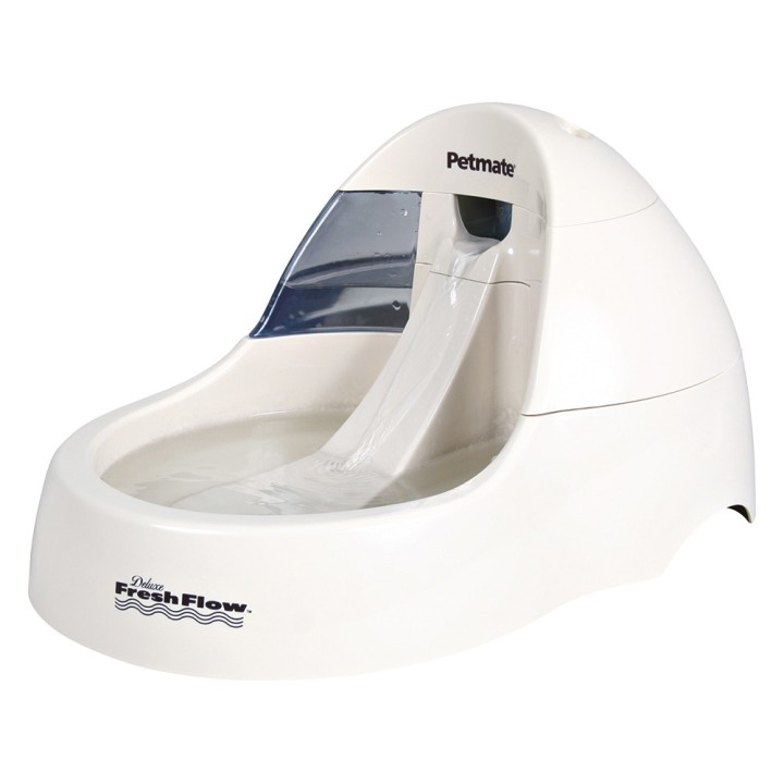 Fresh Flow Deluxe Trinkbrunnen - Trinkbrunnen 3 Liter, creme