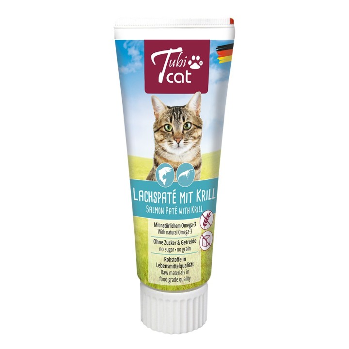 Tubicat Lachspaté mit Krill - Sparpaket: 6 x 75 g