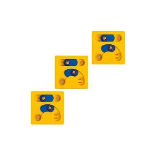 Pawzler Intelligentes Schnüffel Hundespielzeug [Kaya Pawzle - 3 Stück]