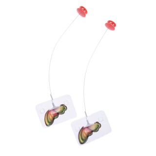 TIAKI 3-in-1 Katzenspielzeug Mariposa - Zubehör: Ersatz-Schmetterlinge (2 Stück)