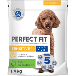 Perfect Fit Sensitive Dog 1+ Reich an Truthahn - 1,40 kg