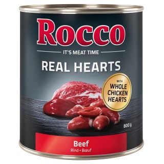 Rocco Real Hearts 6 x 400 g / 800 g - 6 x 800 g: Rind