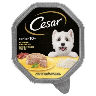Cesar Senior 10+ Schale 14 x 150 g - mit Huhn und Reis