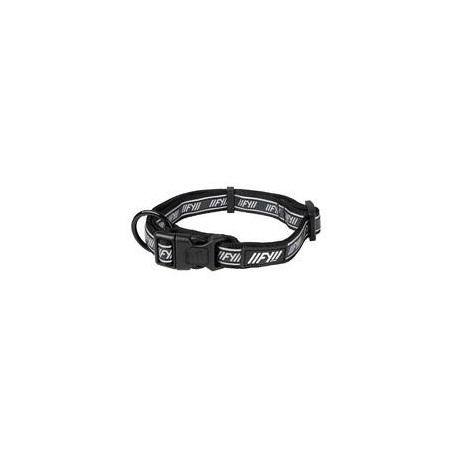 FuzzYard Active Hunde-Halsband [Schwarz - Größe: L]
