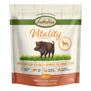 Lukullus Vitality Unterstützung Immunsystem: Wildschwein (getreidefrei) - 1 kg