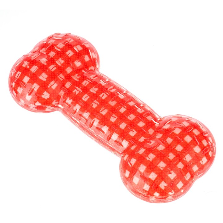 TIAKI Hundespielzeug TPR Knochen - L 16,5 x B 7,5 x H 3,2 cm