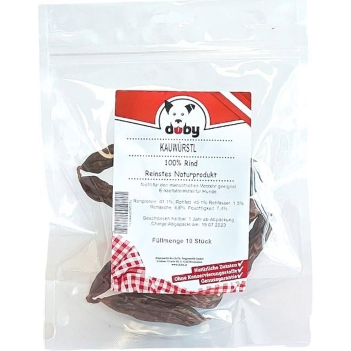 Doby Kauwürstl vom Rind - 10 Stk.