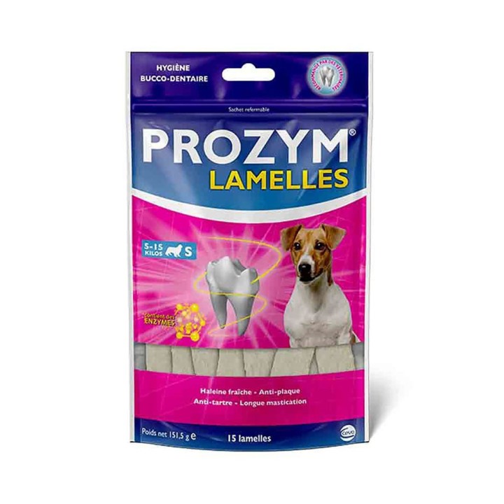 Prozym Canin Lamelles - für kleine Hunde (5 - 15 kg), 2 x 15 Stück