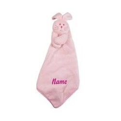 Schecker - Welpen-Schmusy Hase, bestickt mit dem Namen Ihres Hundes!