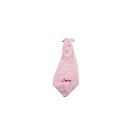 Schecker - Welpen-Schmusy Hase, bestickt mit dem Namen Ihres Hundes!